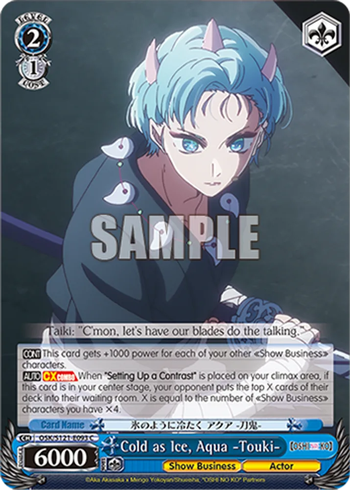 Cold as Ice, Aqua -Touki-