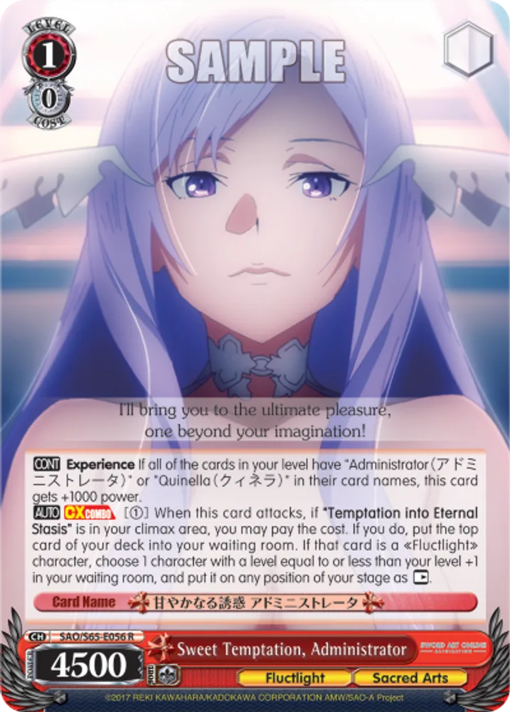 Sweet Temptation, Administrator