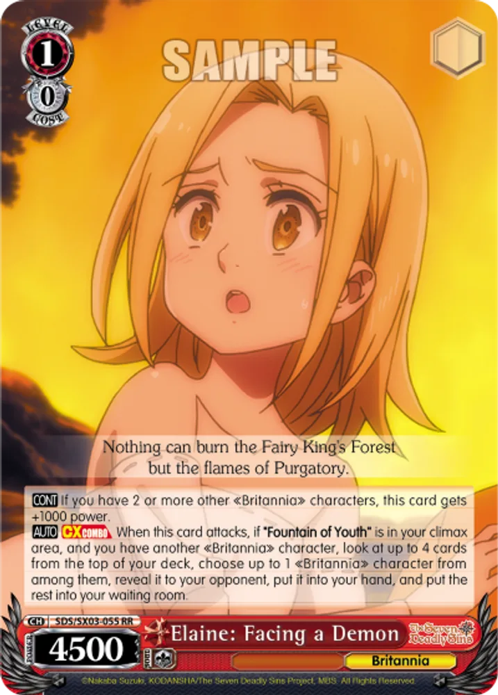 Elaine: Facing a Demon