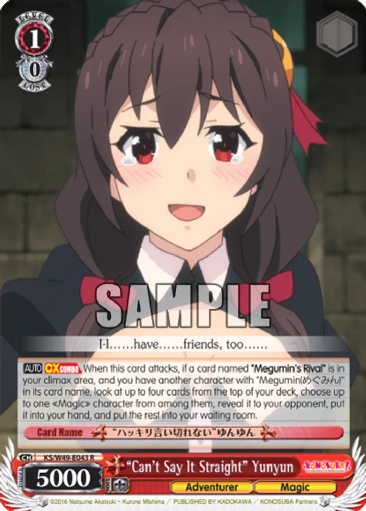 “Can't Say It Straight” Yunyun