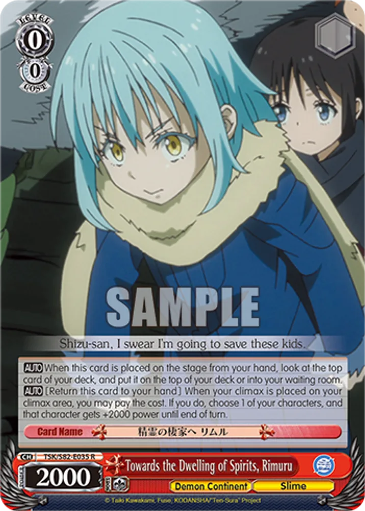 Towards the Dwelling of Spirits, Rimuru