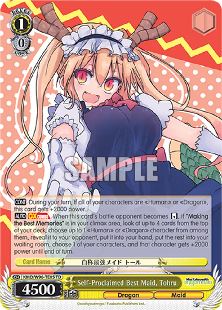 Self-Proclaimed Best Maid, Tohru