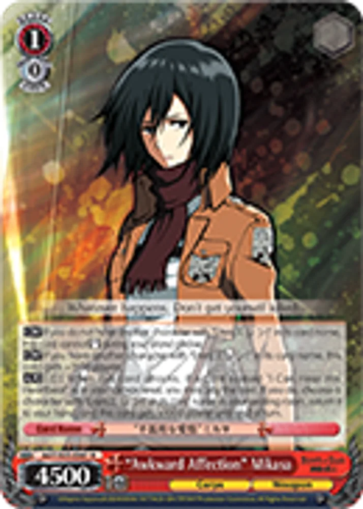 "Awkward Affection" Mikasa