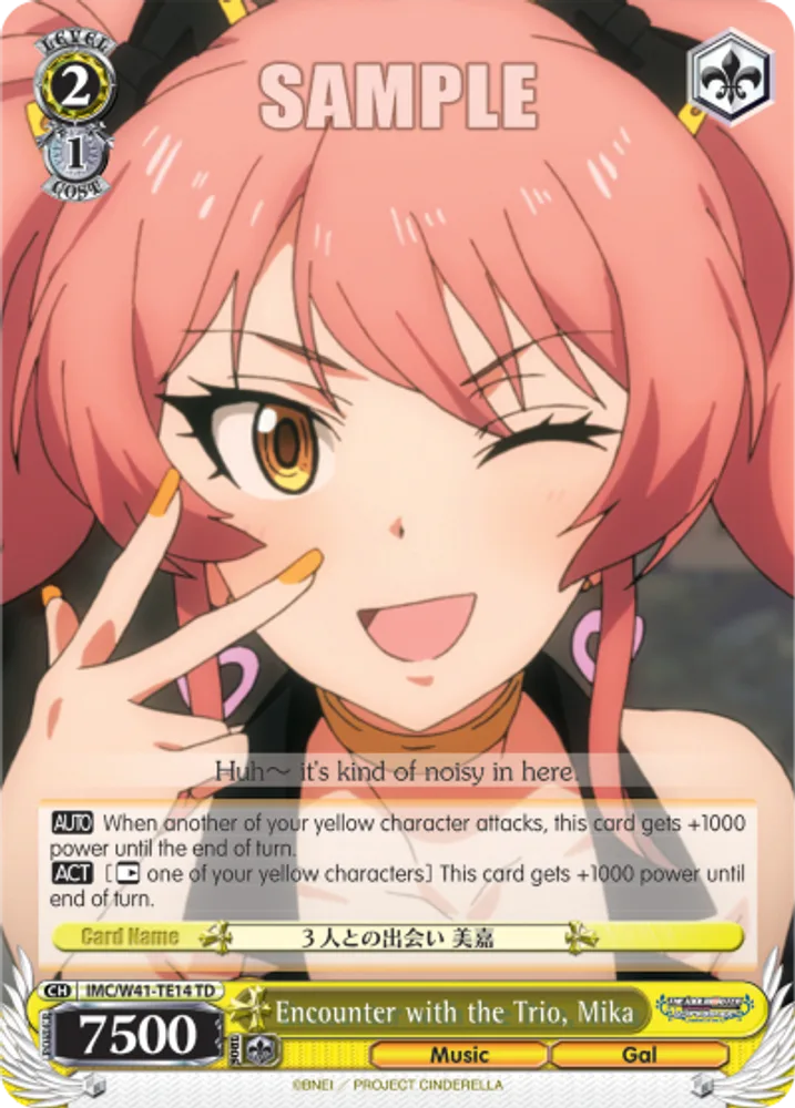 Encounter with the Trio, Mika