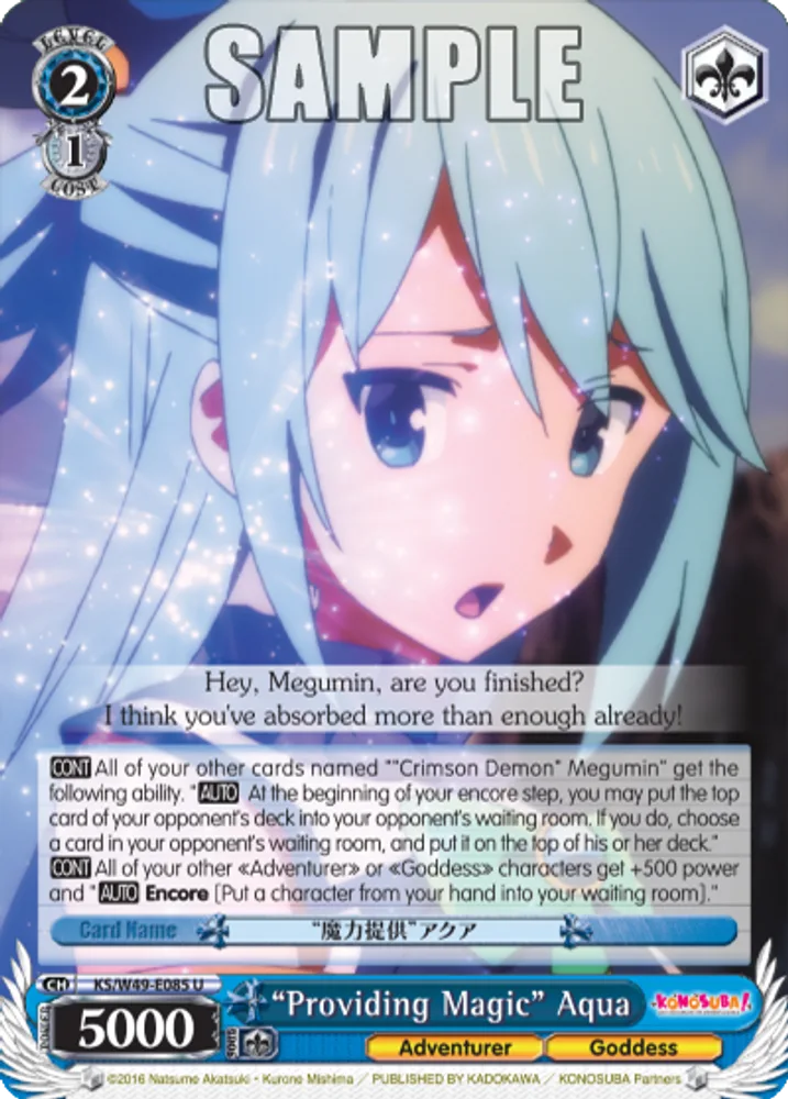 “Providing Magic” Aqua