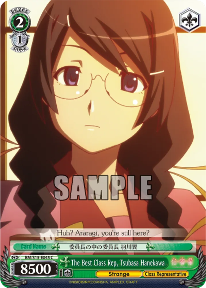The Best Class Rep, Tsubasa Hanekawa