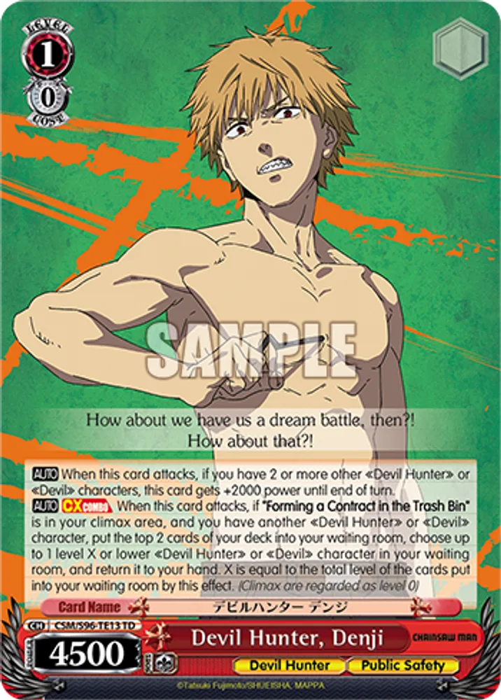 Devil Hunter, Denji