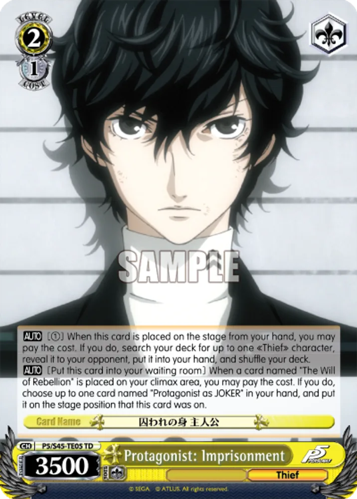Protagonist: Imprisonment