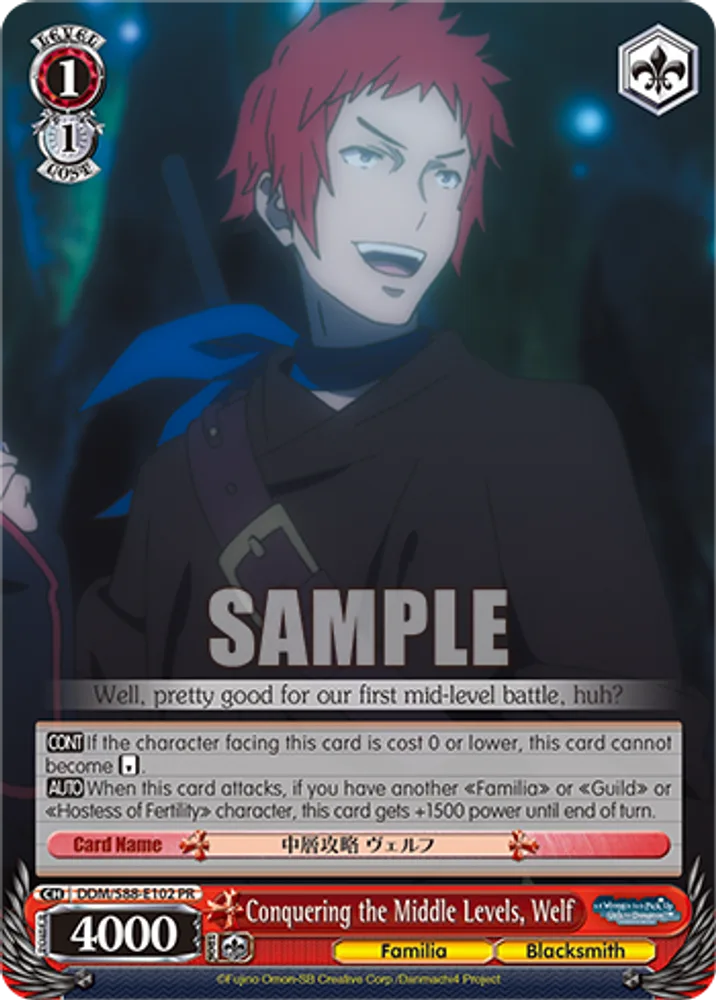 Conquering the Middle Levels, Welf