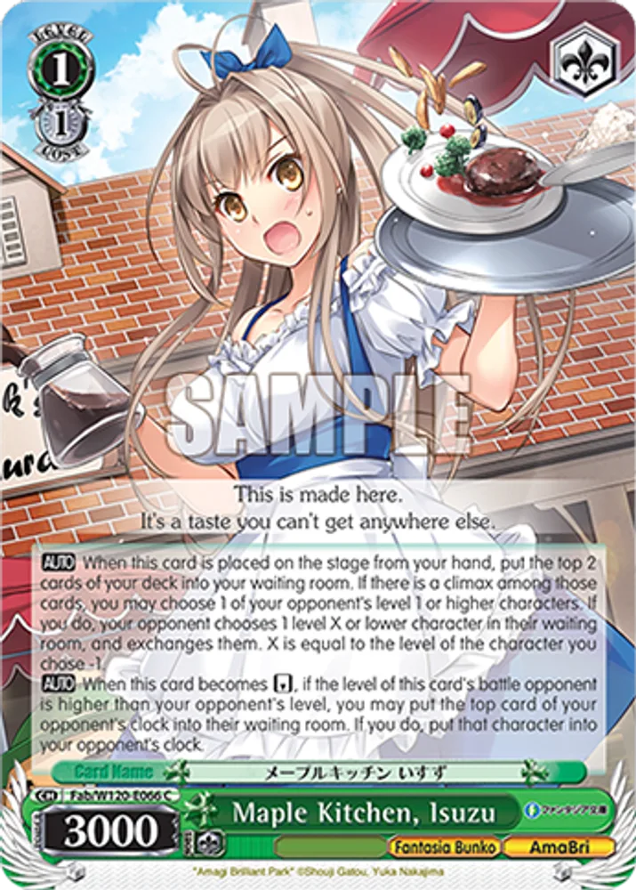 Maple Kitchen, Isuzu