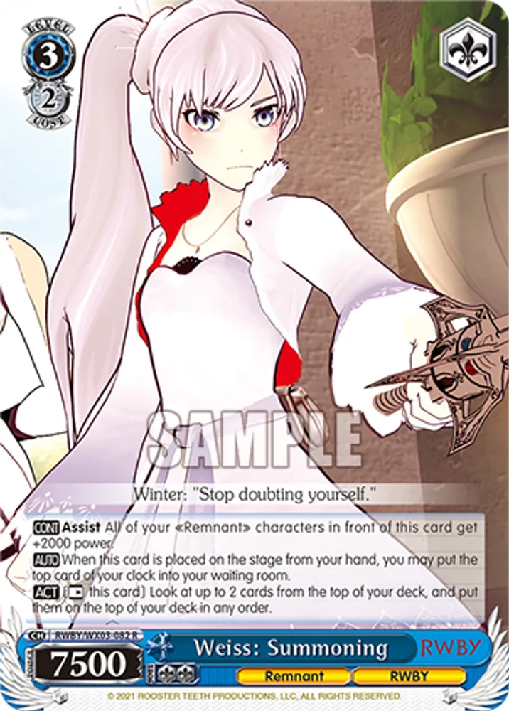 Weiss: Summoning