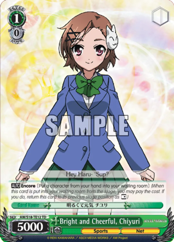 Bright and Cheerful, Chiyuri