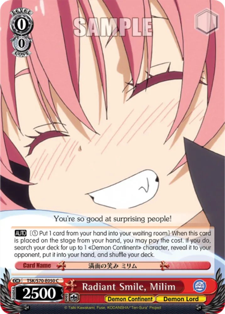 Radiant Smile, Milim
