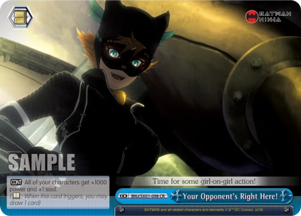 Your Opponent's Right Here!
