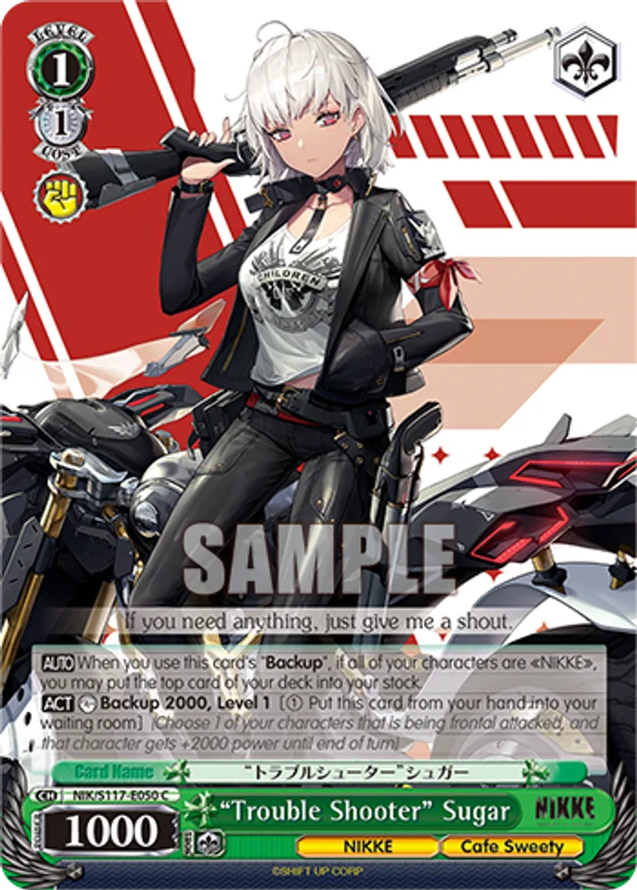 “Trouble Shooter” Sugar
