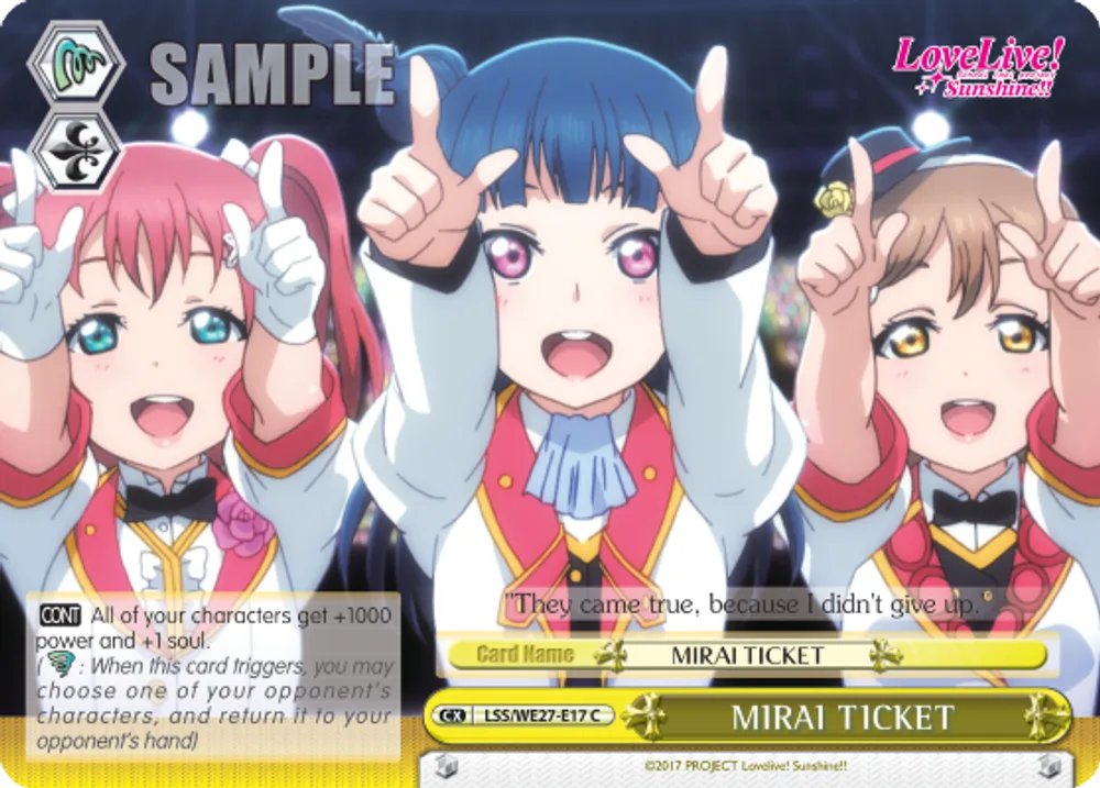 MIRAI TICKET