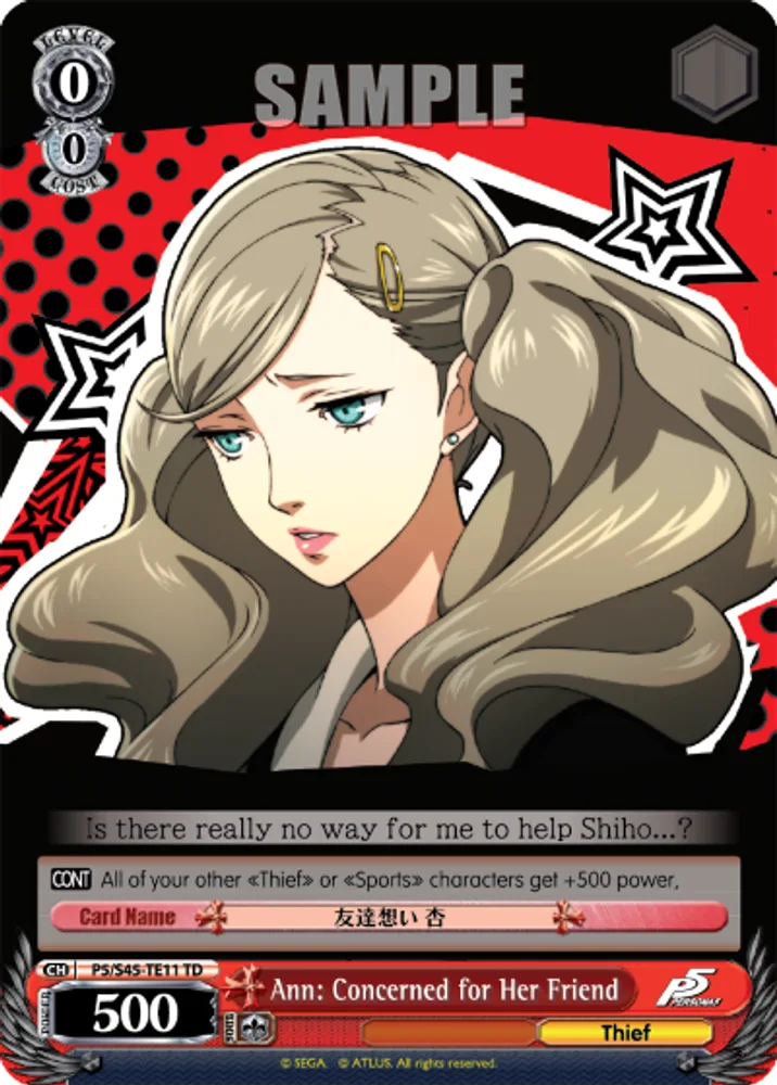 Ann: Concerned for Her Friend