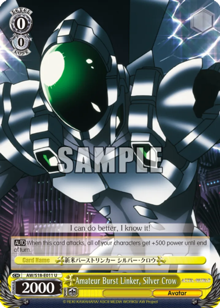 Amateur Burst Linker, Silver Crow