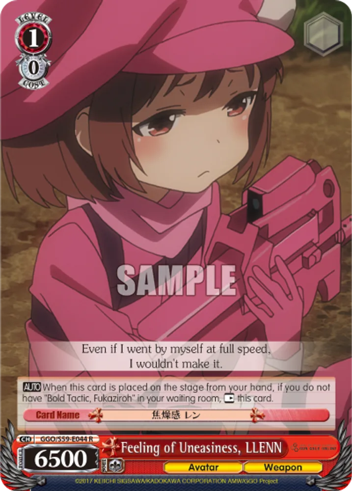 Feeling of Uneasiness, LLENN