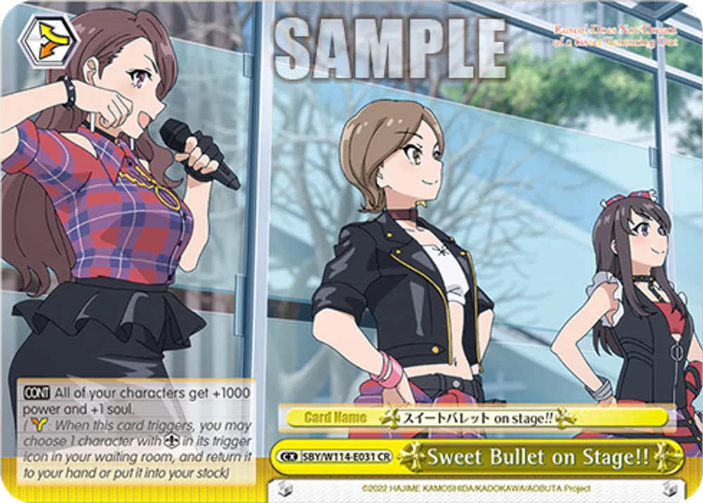 Sweet Bullet on Stage!!