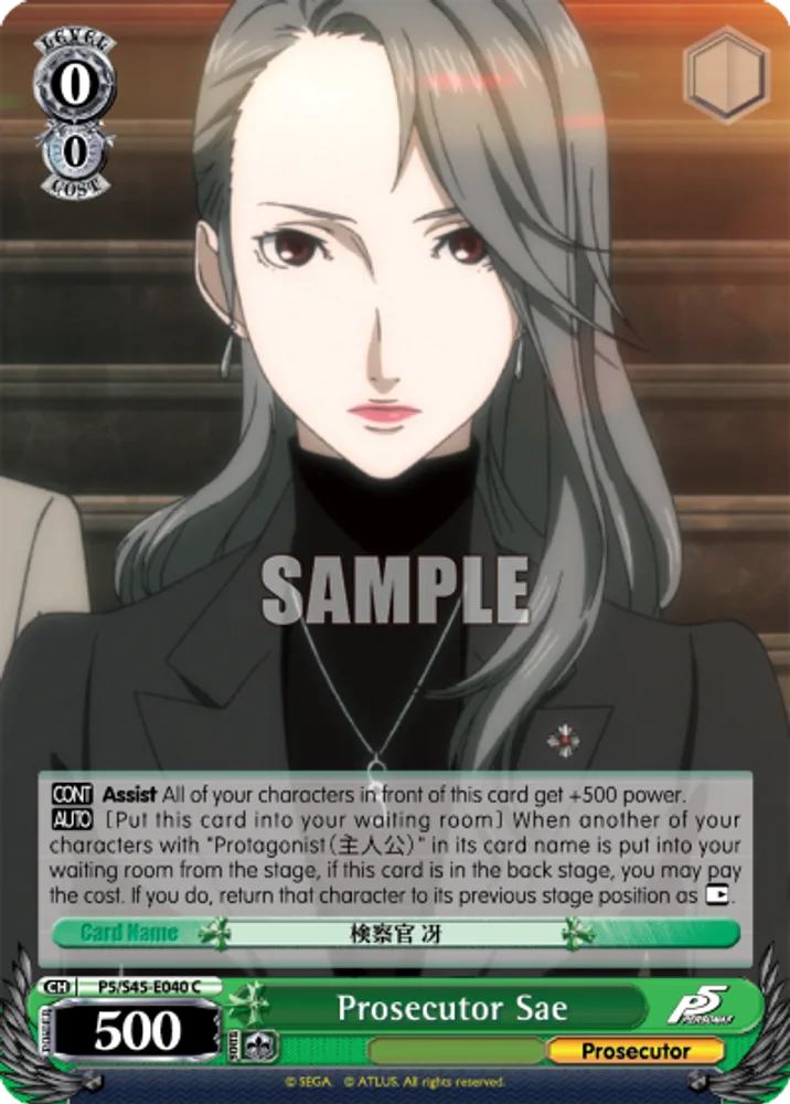 Prosecutor Sae