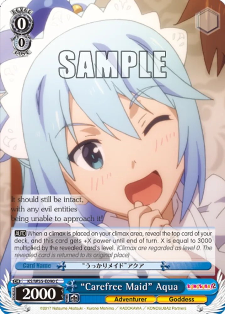 "Carefree Maid" Aqua