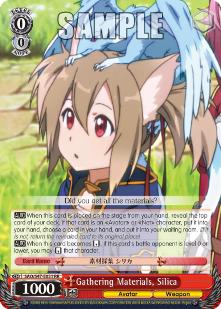 Gathering Materials, Silica