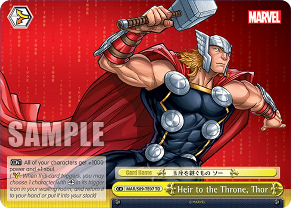 Heir to the Throne, Thor