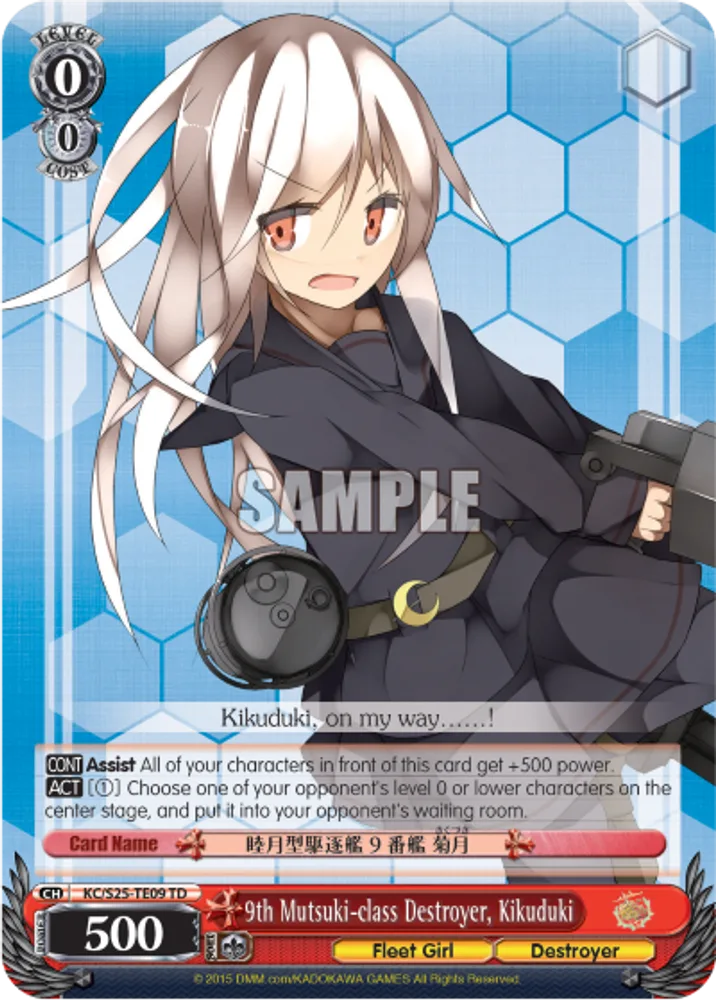 9th Mutsuki-class Destroyer, Kikuduki