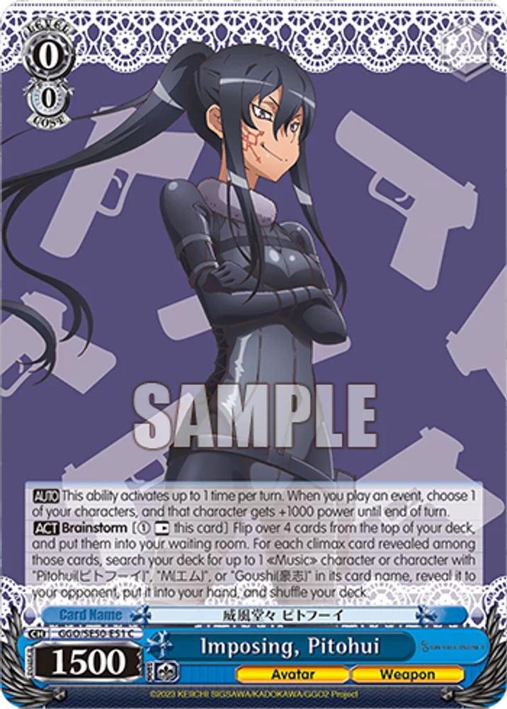 Imposing, Pitohui