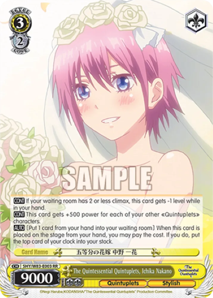 The Quintessential Quintuplets, Ichika Nakano