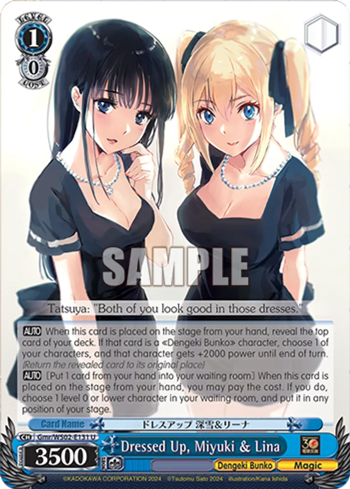 Dressed Up, Miyuki & Lina