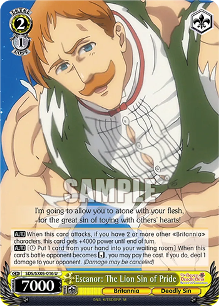 Escanor: The Lion Sin of Pride