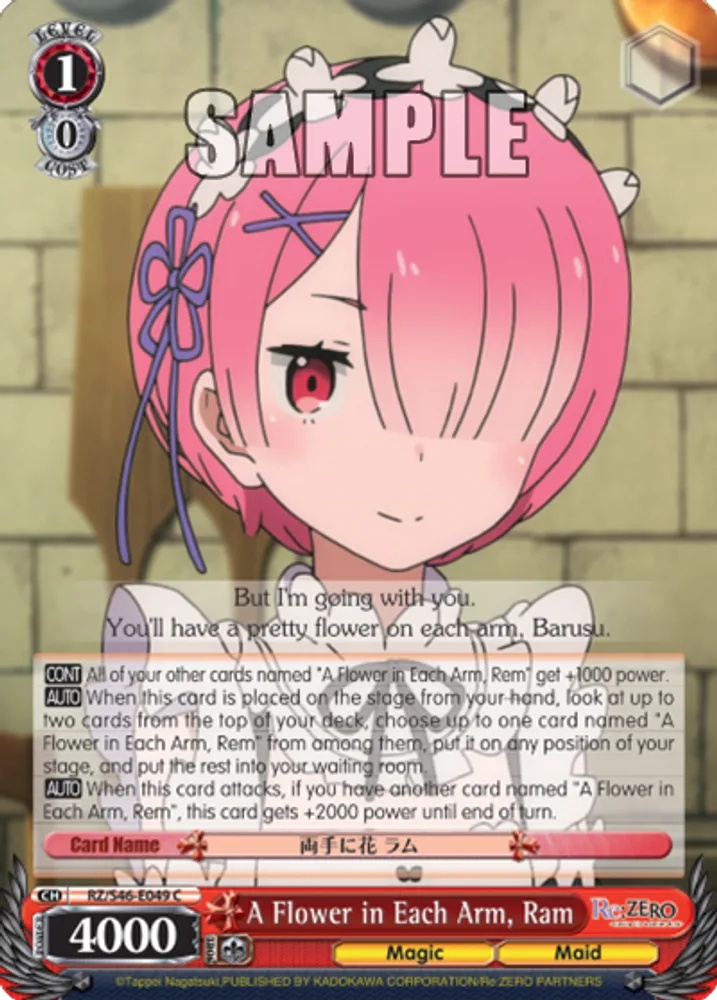 A Flower in Each Arm, Ram