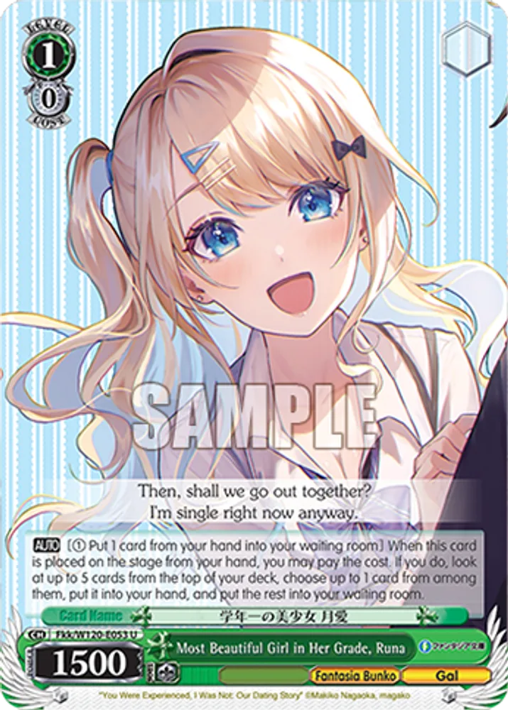 Most Beautiful Girl in Her Grade, Runa