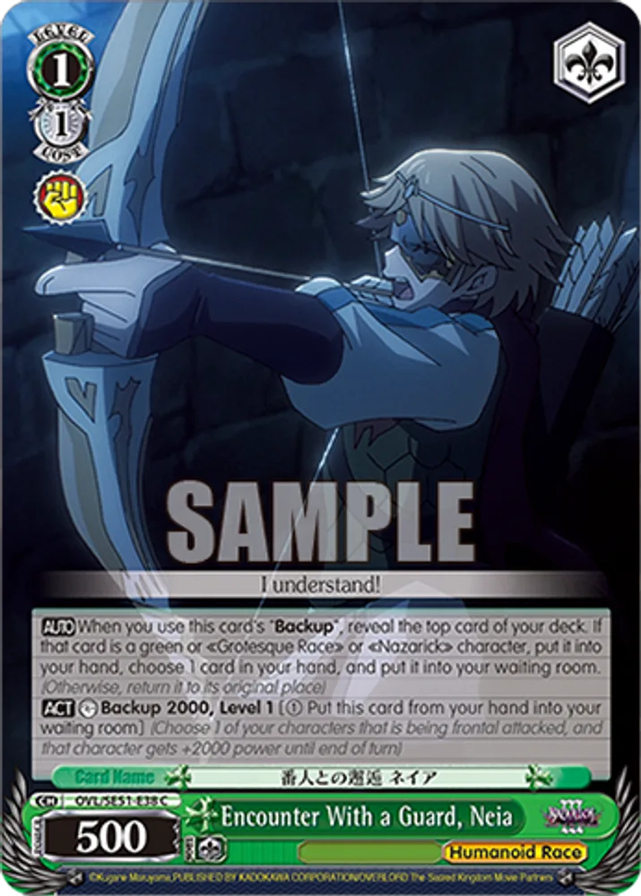 Encounter With a Guard, Neia