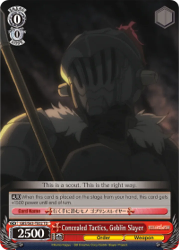 Concealed Tactics, Goblin Slayer