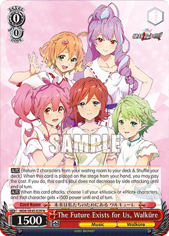 The Future Exists for Us, Walküre