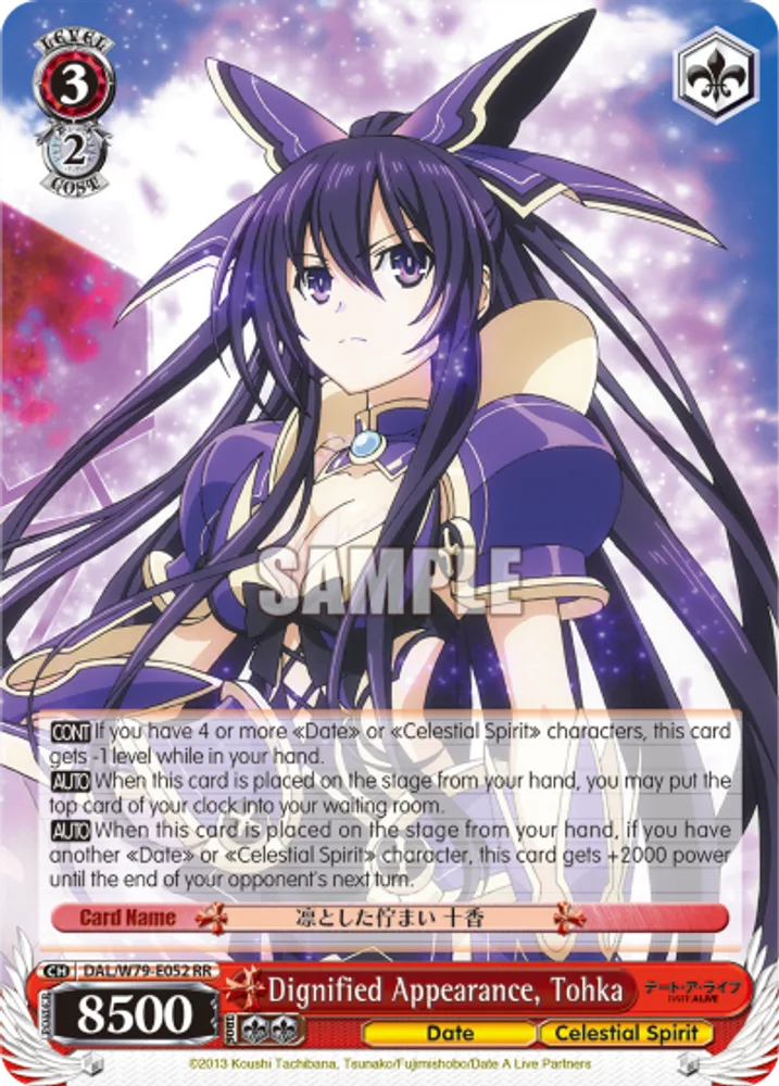 Dignified Appearance, Tohka
