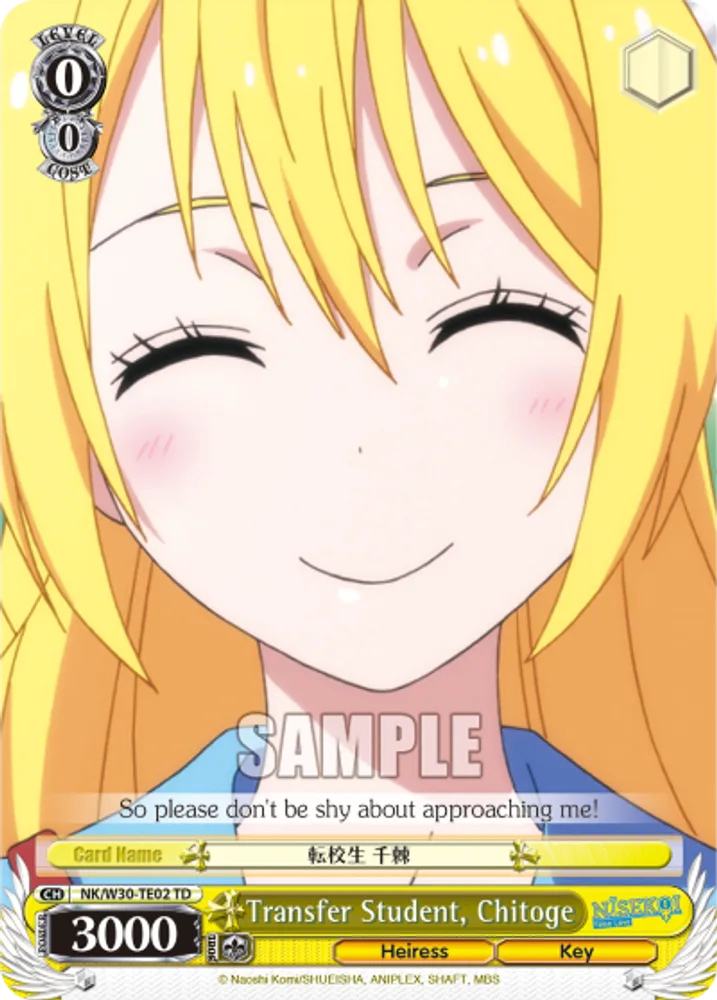 Transfer Student, Chitoge