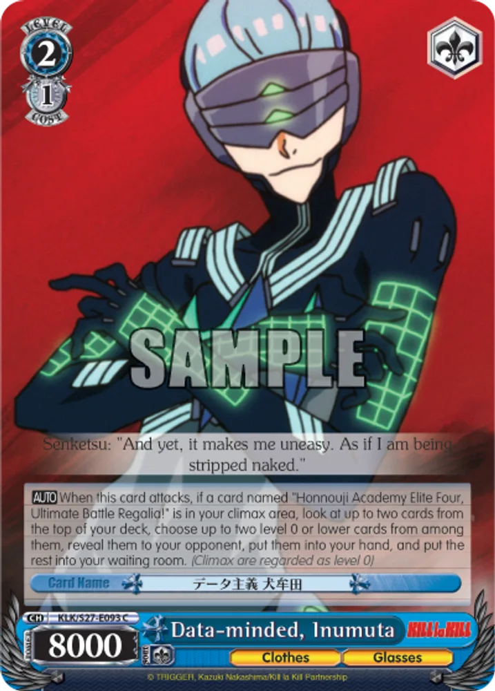 Data-minded, Inumuta