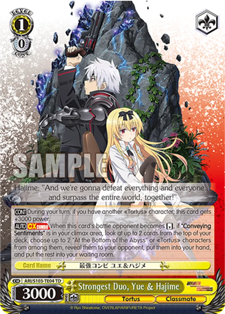 Strongest Duo, Yue & Hajime