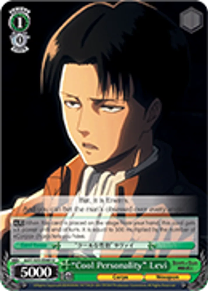 "Cool Personality" Levi