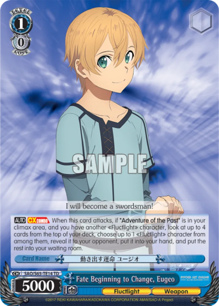 Fate Beginning to Change, Eugeo