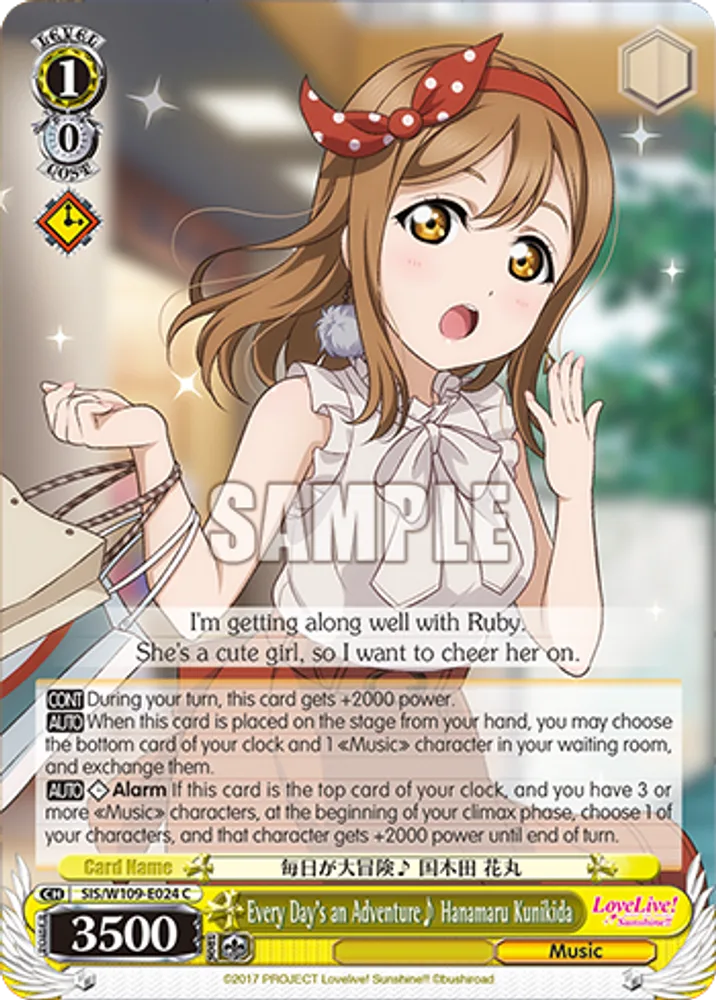 Every Day's an Adventure♪ Hanamaru Kunikida