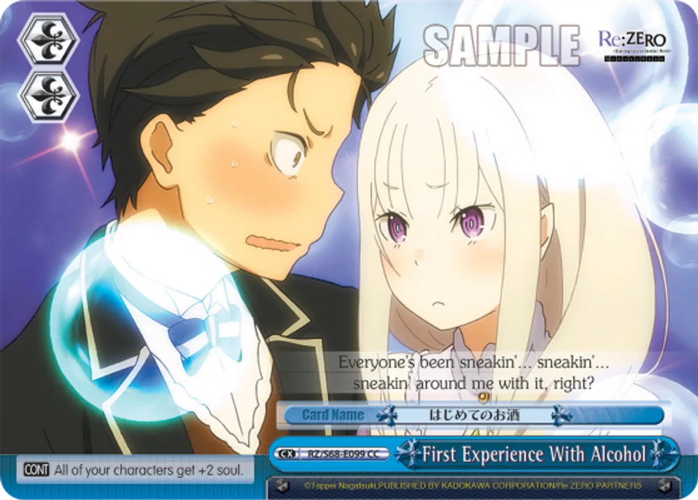 First Experience With Alcohol