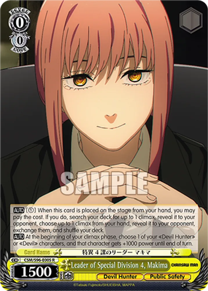 Leader of Special Division 4, Makima