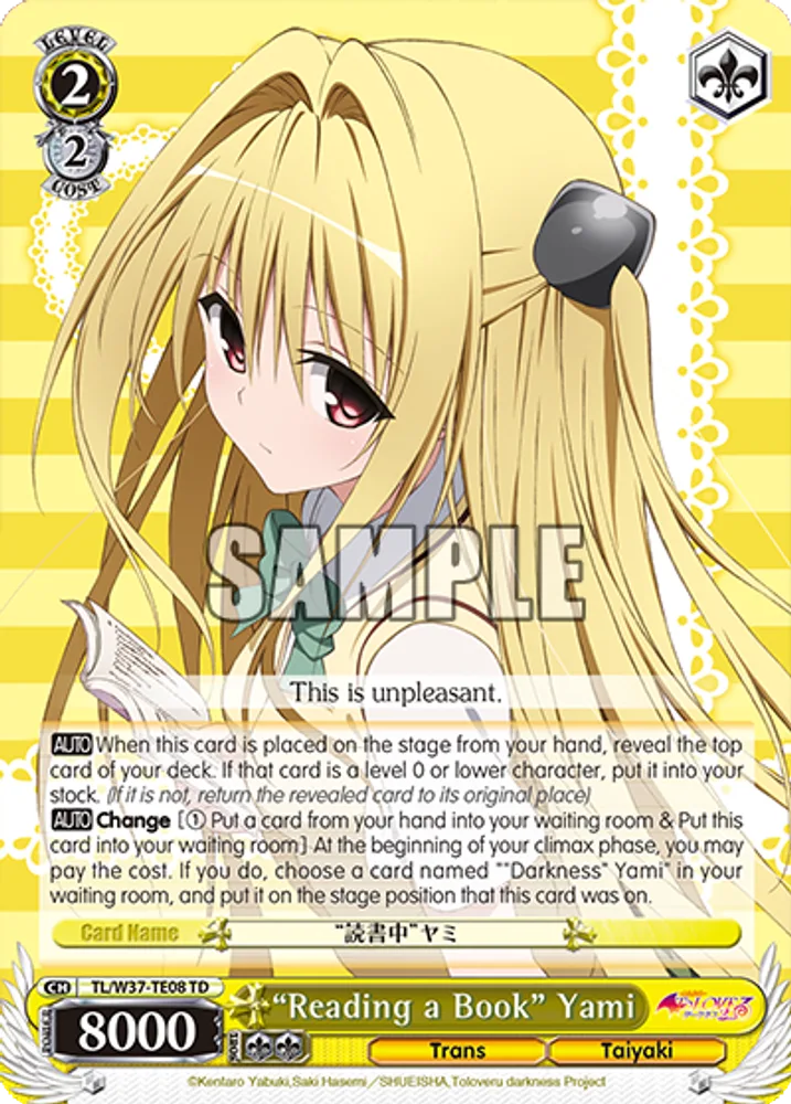 “Reading a Book” Yami