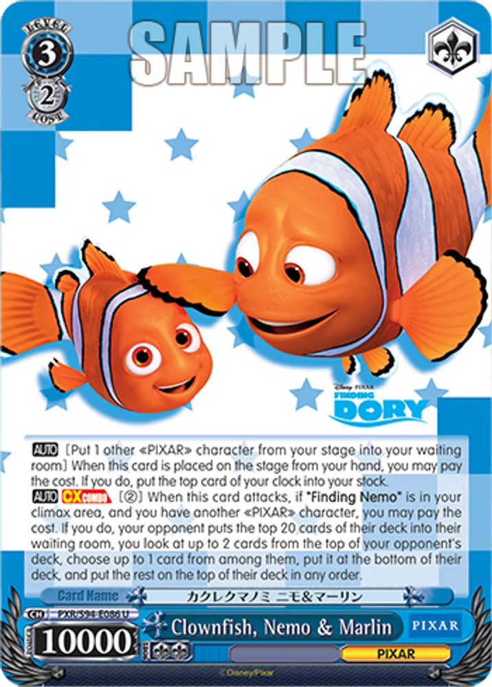 Clownfish, Nemo & Marlin