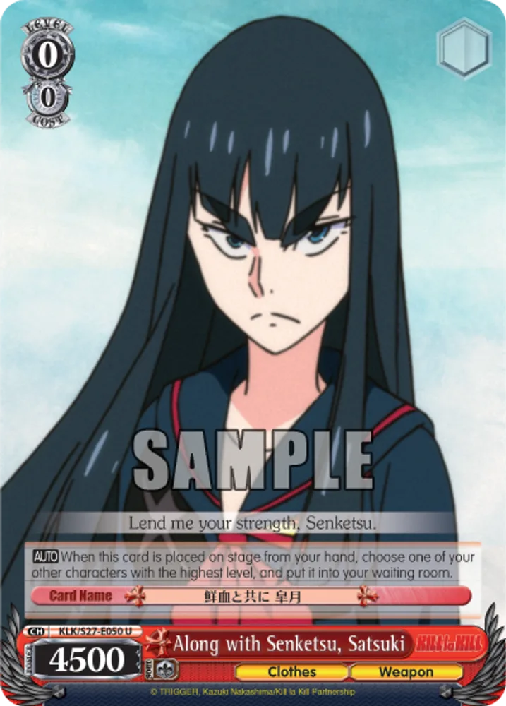 Along with Senketsu, Satsuki